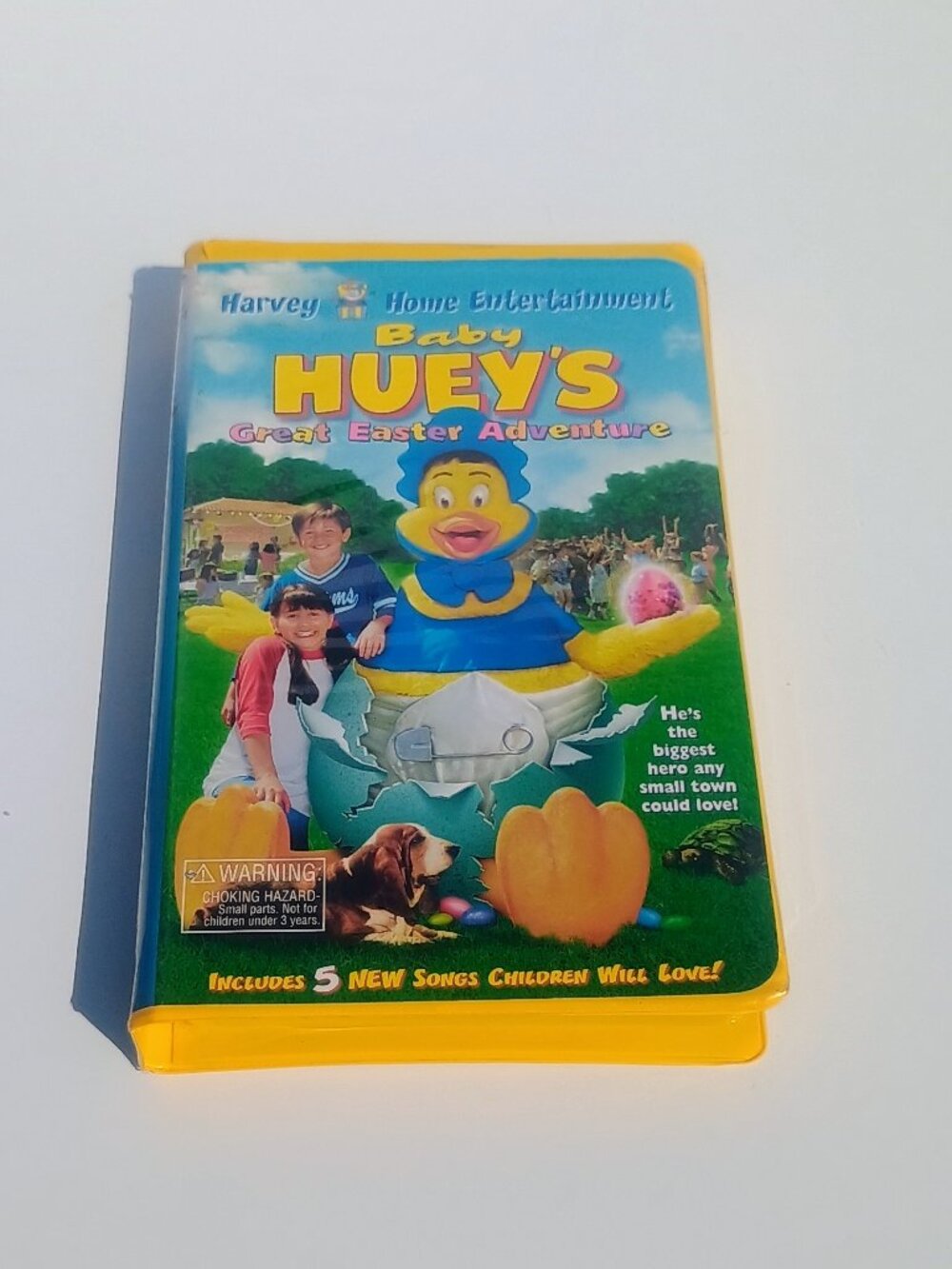 VHS Baby Hueys Great Easter Adventure (VHS, 2000, Clam Shell, Closed Caption)
